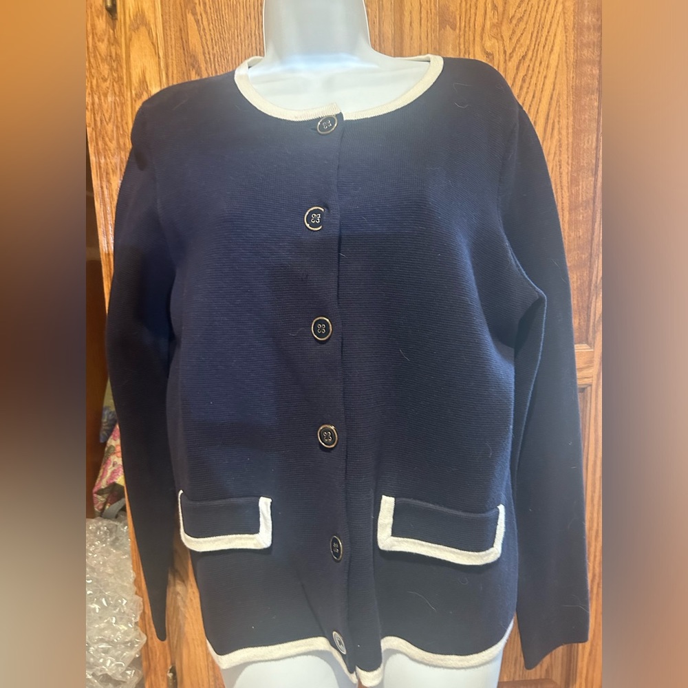 Talbots sweater jacket